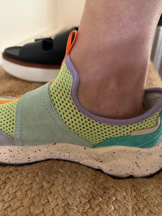 Flower Mountain Pastel Multi-Color Sneakers - Purple, Mint & Orange size 40 - Picture 16 of 16